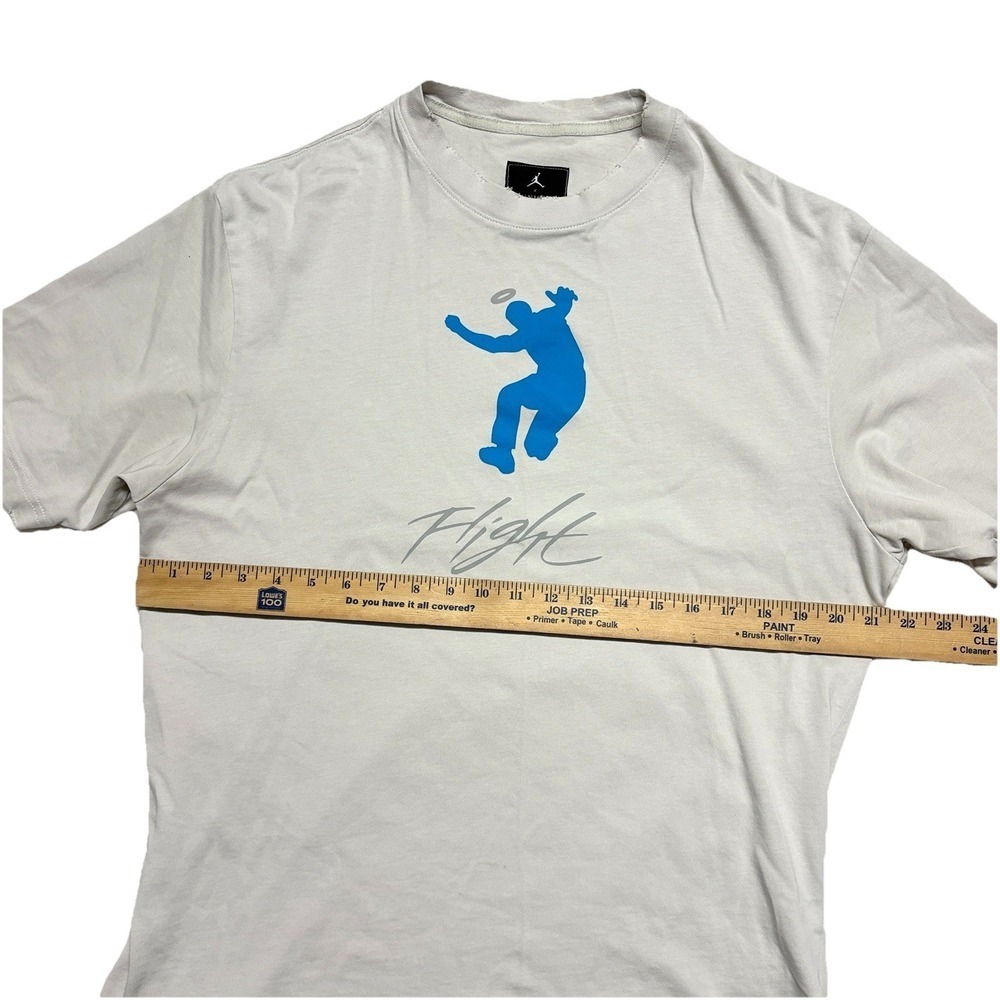 NIKE AIR JORDAN X Union LA Logo T- Shirt Adult Size Medium Gray Flight Shirt - Picture 7 of 9